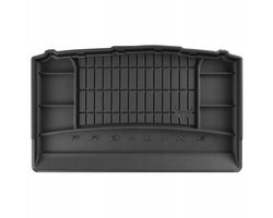 FROGUM Kofferbakmat - Rubber - Geschikt voor KIA STONIC (vanaf 2017) - Lage laadvloer - Organizer functie - Zwart