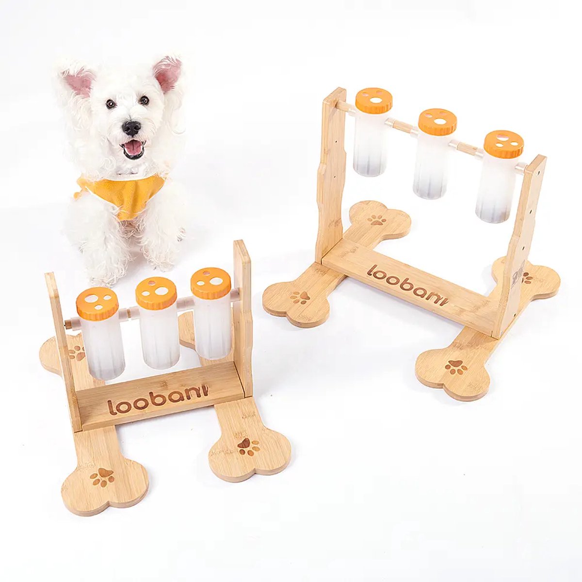 Sensidog 'Snacklab Treat Dispenser' medium – Interactief Denkspel voor Honden – Voerpuzzel met Flessen – Mentale Training & Anti-Verveling