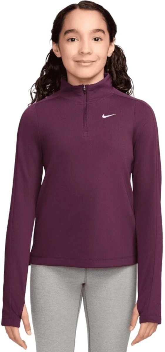 Nike Dir-fit Long-sleeve Kinder T-shirt Fd2853-610 Kleur Rood