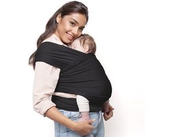 Baby Wrap Carrier - Black - The Original Baby and Newborn...