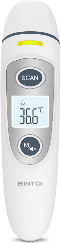 Bintoi® X200 - Thermometer voorhoofd - Oorthermometer - Koortsthermometer