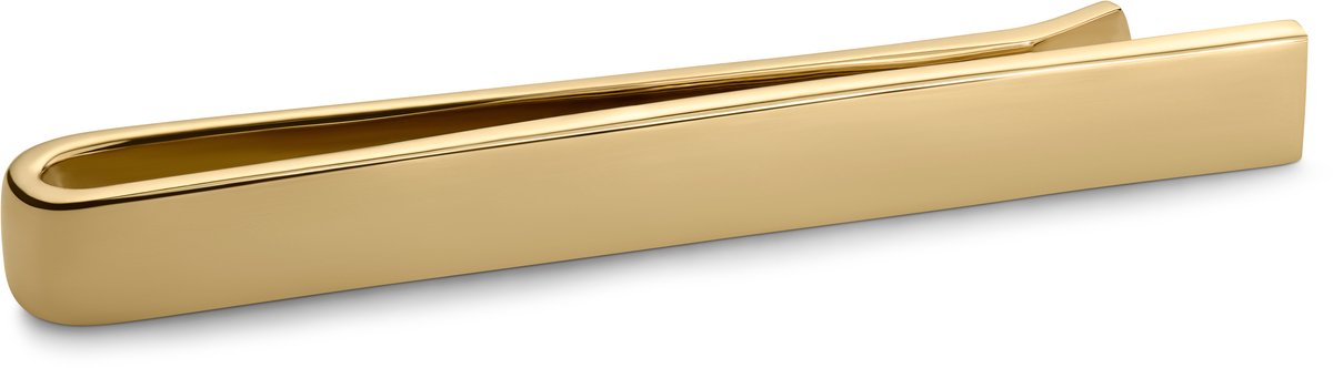Ronde dasspeld van 14K-verguld 925 sterling zilver