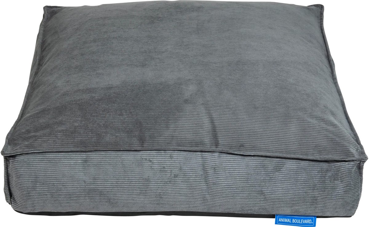 Square Orthopedisch Hondenbed Strandzand-l 100x100x20cm - Hond - Animal Boulevard - Ab10117 - Strandzand