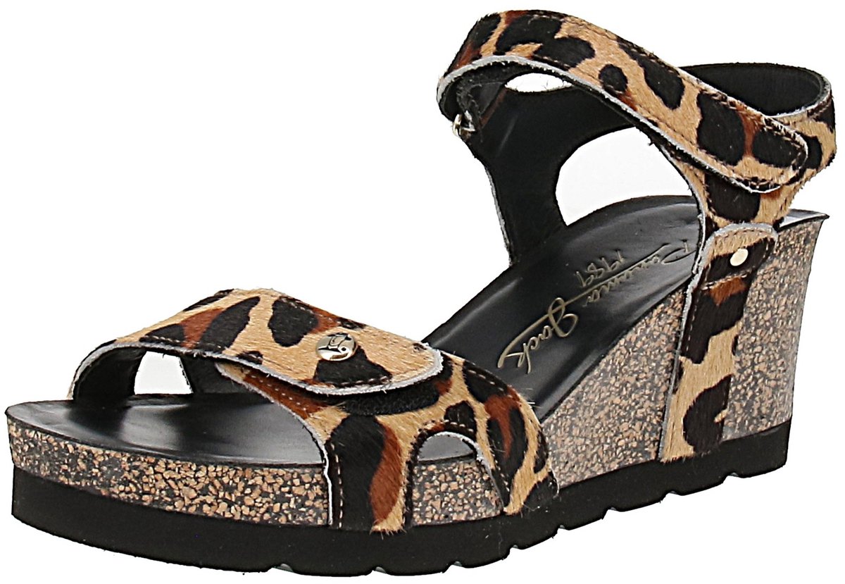 Panama Jack Julia Leopard B1 - Damessandaal - Neutraal