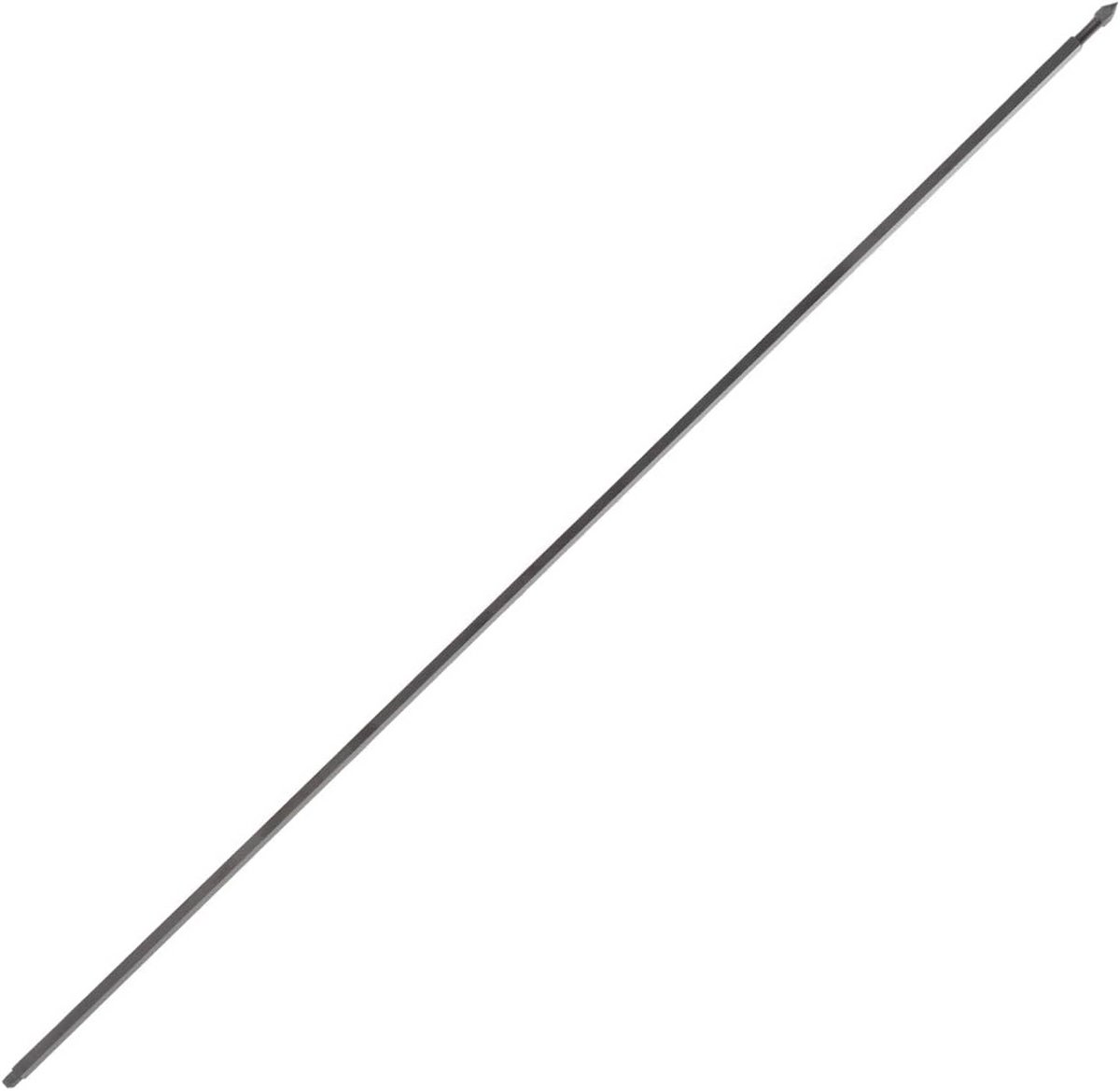 Vierkante RVS Spies 6x6 mm, 100 cm Lang voor Barbecue en Rotisserie