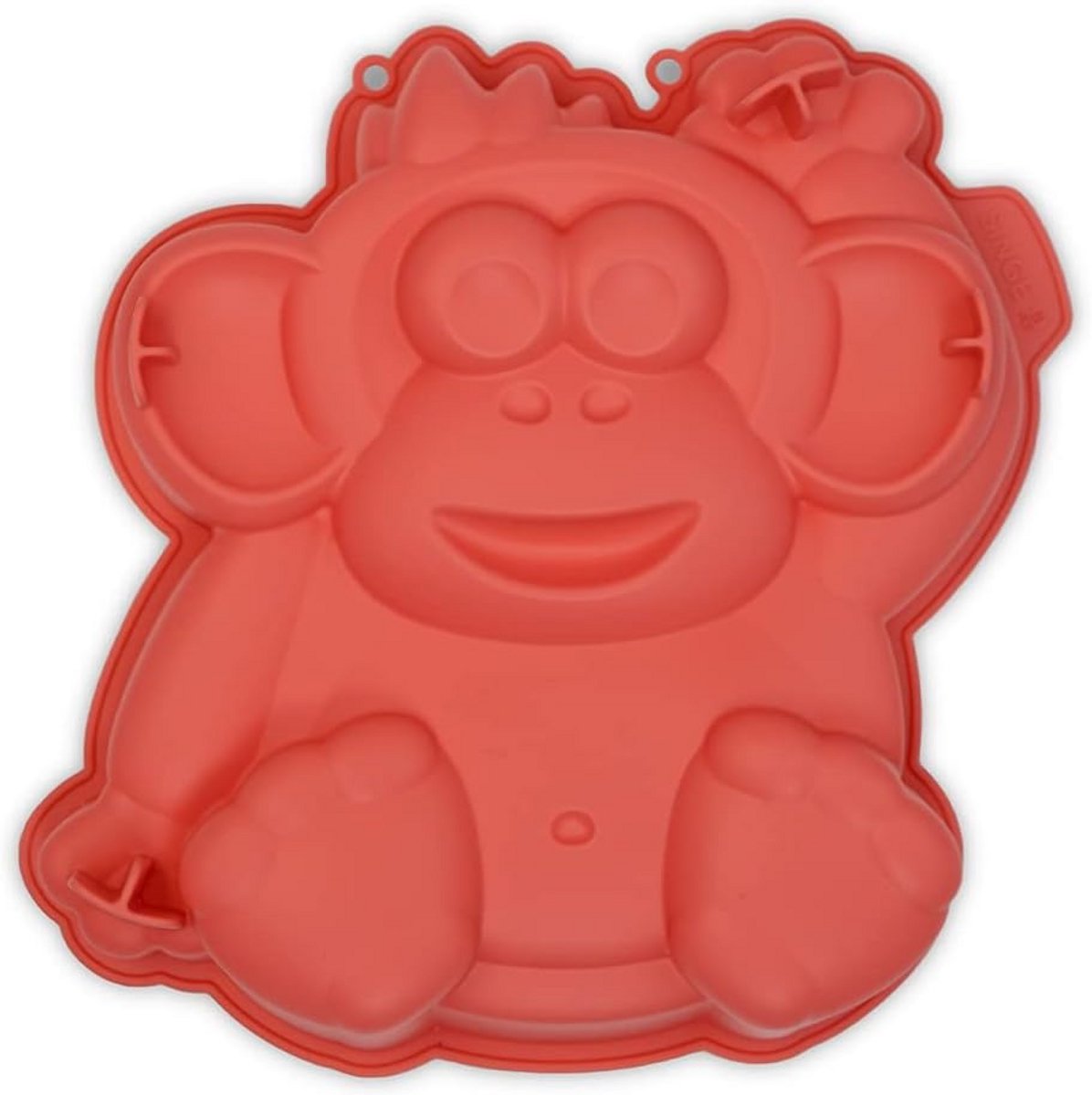 3D Siliconen Vorm Aap Taart Bakvorm 27 cm Non-stick Flexibel