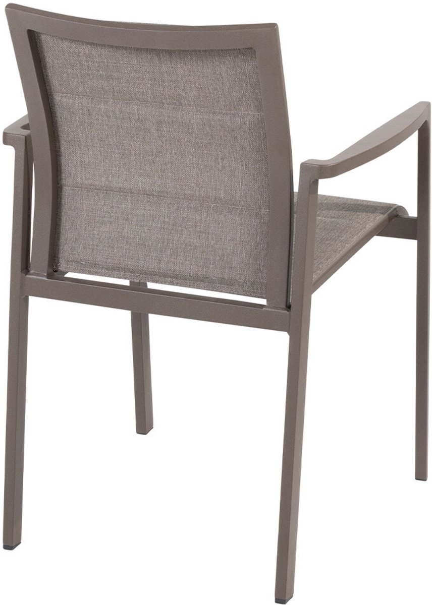 4 Seasons Outdoor Cortina chaise de jardin empilable - terre