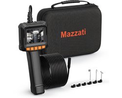 Mazzati Endoscoop - Inspectie camera - Riool camera - Inspectiecamera - Incl. opbergtas - 5M - Met scherm