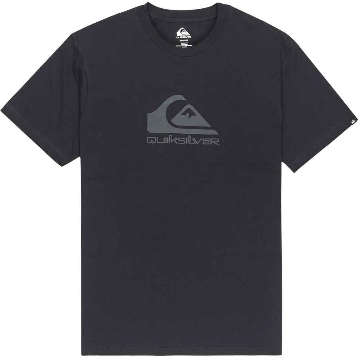 Quiksilver Evo Comp Logo T-shirt Met Korte Mouwen XS Man Zwart