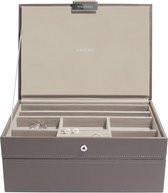 STACKERS MINK - Sieradendoos - Juwelendoos - Sieradenhouder - Sieraden Organizer - 2-set