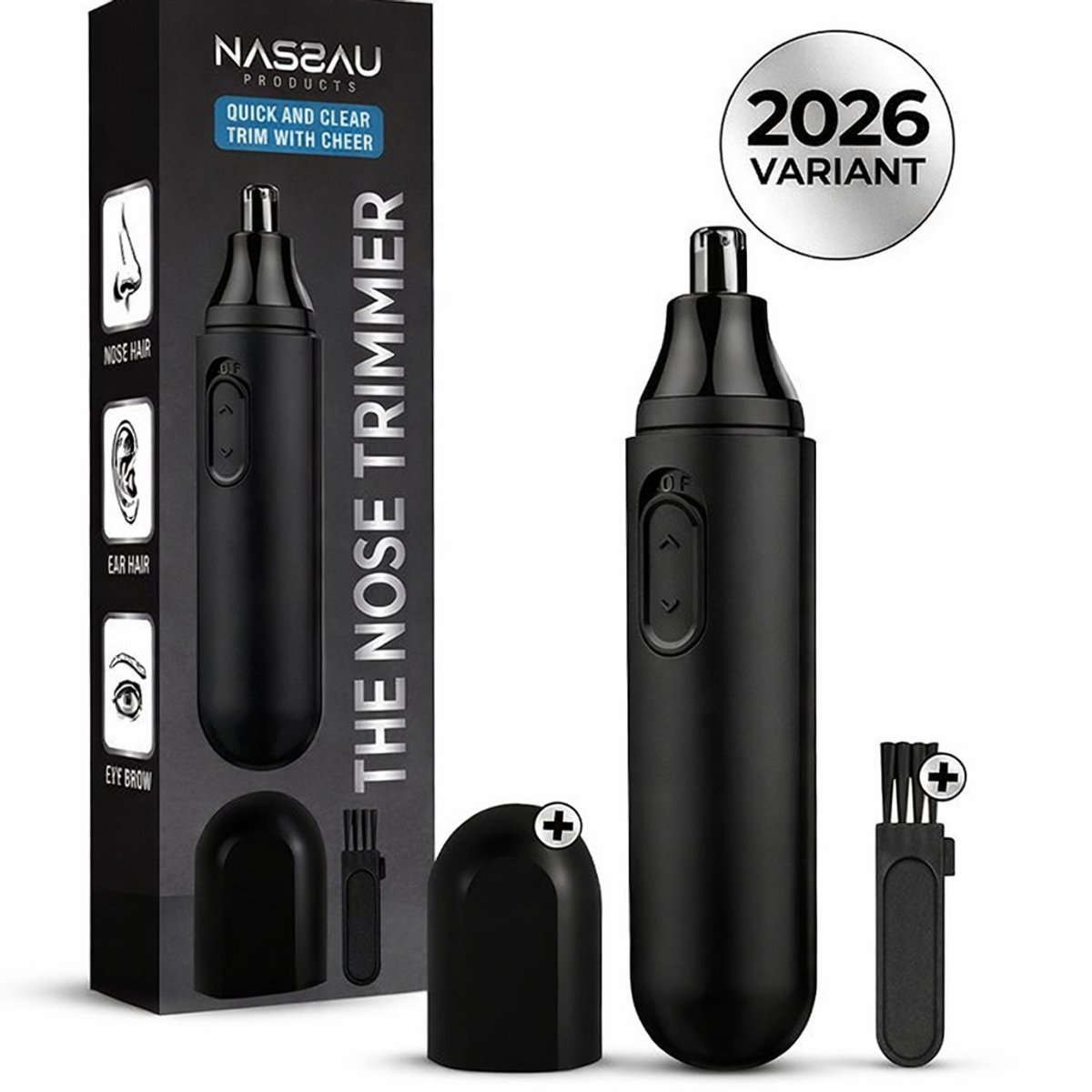Bol.com Nassauproducts - Neustrimmer- -Neushaartrimmer - Afspoelbaar - Oplaadbaar - 2025 Model - Neustrimmer Mannen en Vrouwen -... aanbieding