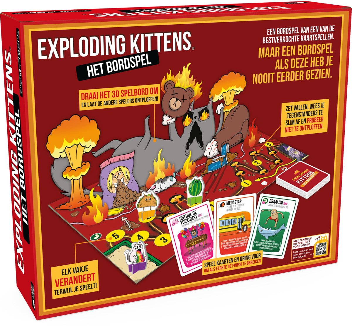 Exploding Kittens het bordspel - Partyspel - vanaf 7 jaar - 2-6 spelers - humor gegarandeerd — afbeelding 7