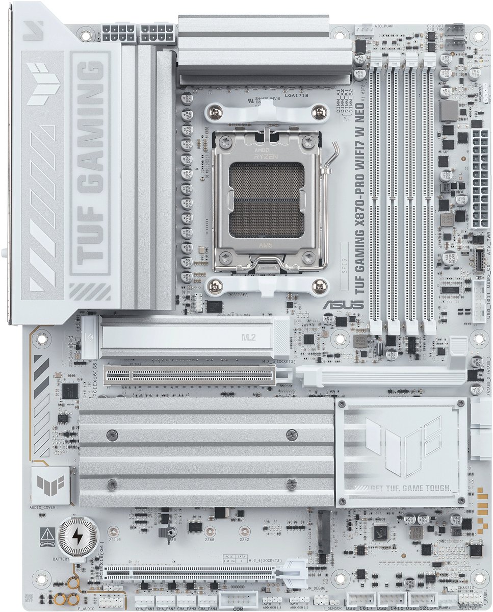 ASUS TUF GAMING X870-PRO WIFI7 W NEO AMD X870 Socket AM5 ATX