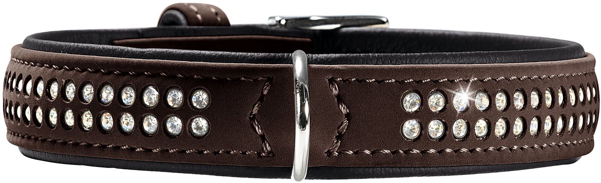 Hunter Hondenhalsband Softie Bruin Deluxe Maat 40