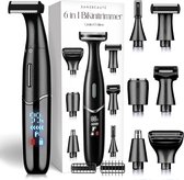 6-in-1 Bikinitrimmer - Sansbeauté® - Gezicht - Oksels - Benen - Bikinilijn - Wenkbrauw Trimmer - Gezichtsontharing Dames - Intieme Zone - Ladyshaves Bikini - Ontharingsapparaat Electrisch