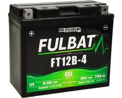 Fulbat YB12A-A/B Motor Accu 12V 12Ah – Gel Accu | Onderhoudsvrij