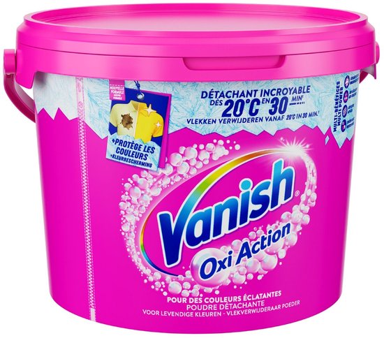 Vanish Oxi Action Wasbooster Poeder – Vlekverwijderaar Voor Gekleurde Was – 2,7 kg