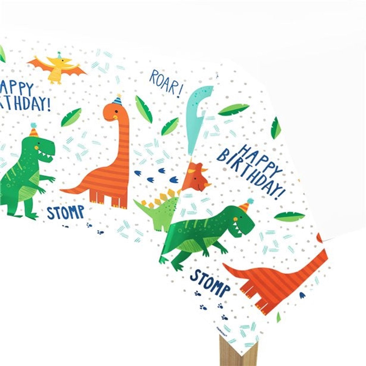 Dinosaur Dino-Mate plastic tafelkleed 137x260 cm