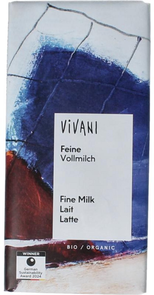 Vivani Chocolate Bar Fine Milk (80 gr)