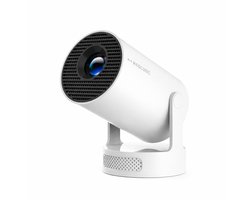 DIMICO - Mini beamer - Beamers - Projector - Wit - LED - 180 graden rotatie - 5W luidspreker - Bluetooth - Draagbaar ontwerp
