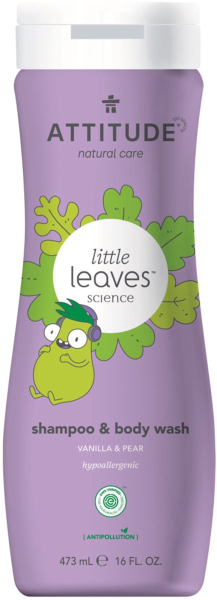 Attitude Little Leaves - 2-in-1 Shampoo - Vanille & Peer