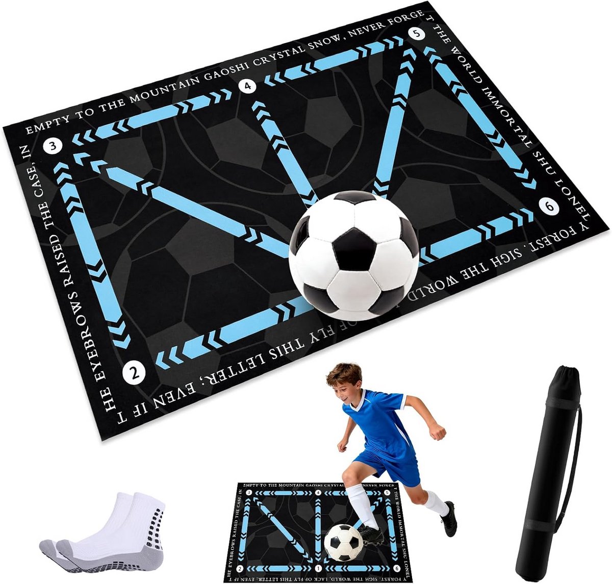Voetbal Trainingsmat met Antislip voor Balcontrole en Voetenwerk