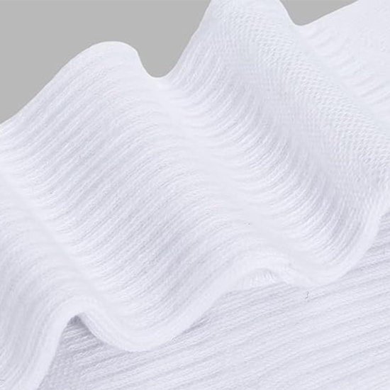 Grip Sokken 8-pack Maat 39-46 voor Voetbal Basketbal Hardlopen - Unisex Wit - Tape Design — afbeelding 5