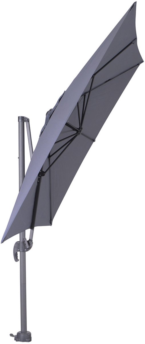 Garden Impressions Hawaii zweefparasol S 250x250 - donker grijs – foto 3