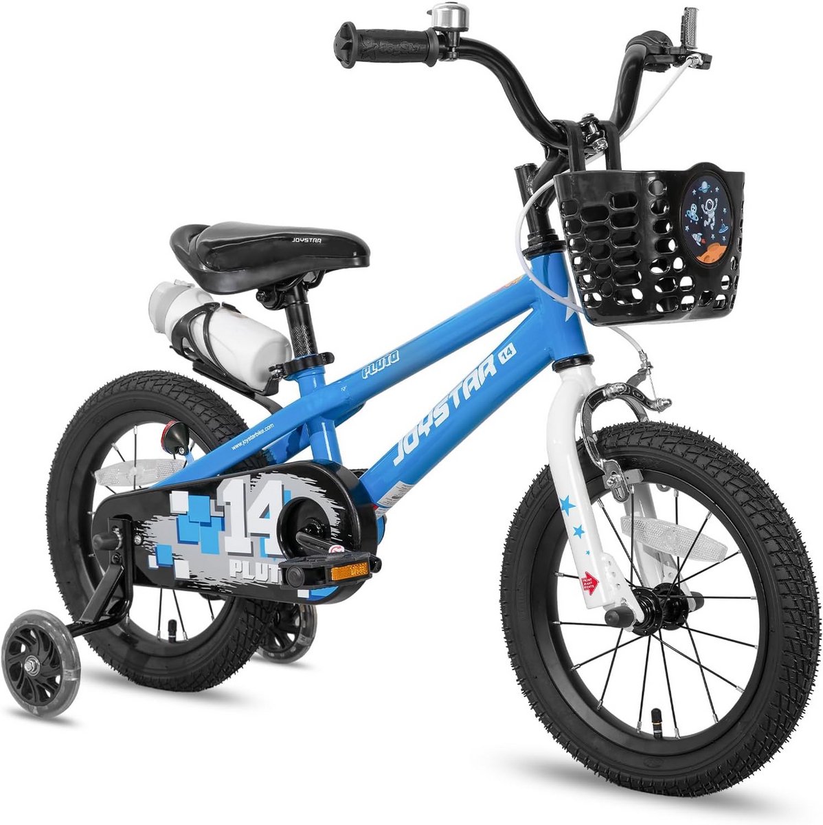 Kinderfiets met zijwieltjes en handremmen voor jongens en meisjes