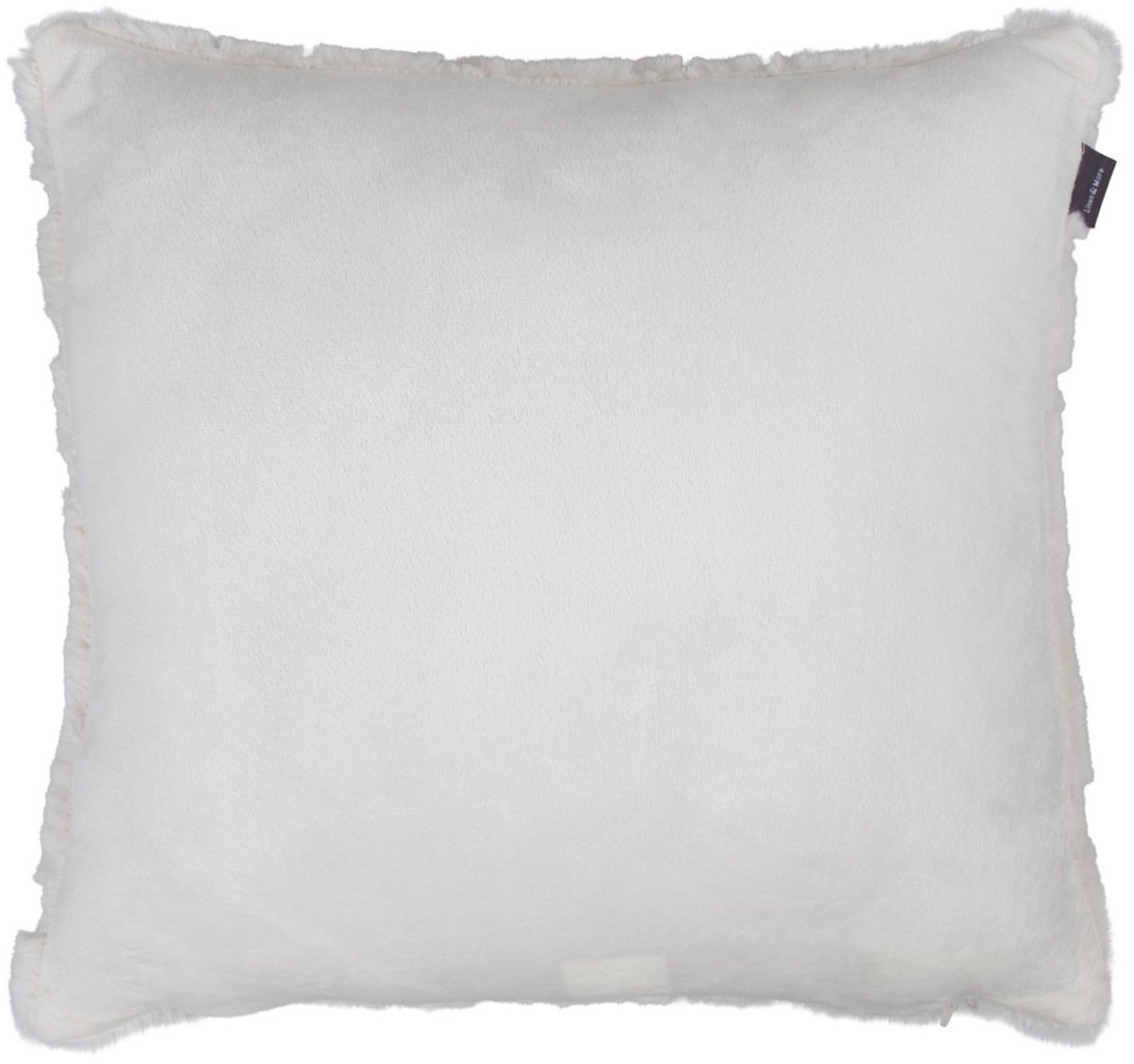 Linen & More Sierkussen Abstracte Lijnen - Offwhite | Zachte Stof | Modern Gebroken wit