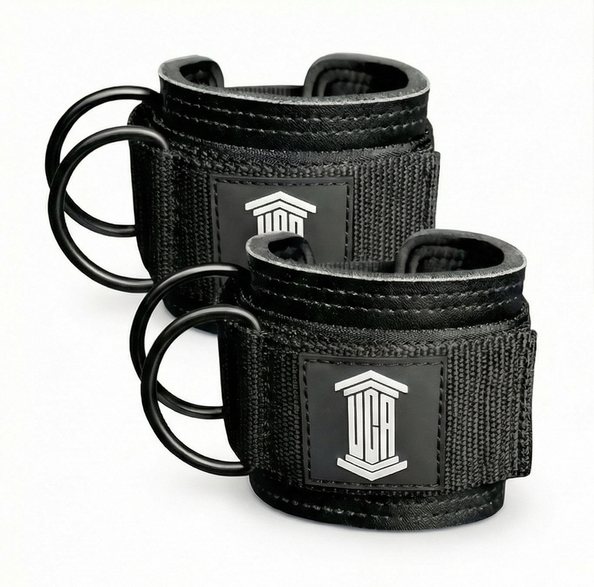 UCAthletics Ankle Straps Fitness - Enkelbanden - Enkel Straps - Ankle Cuffs - Cuffs Gym - Ankle Strap Gym - Krachttraining - Crossfit - 2 stuks - Zwart