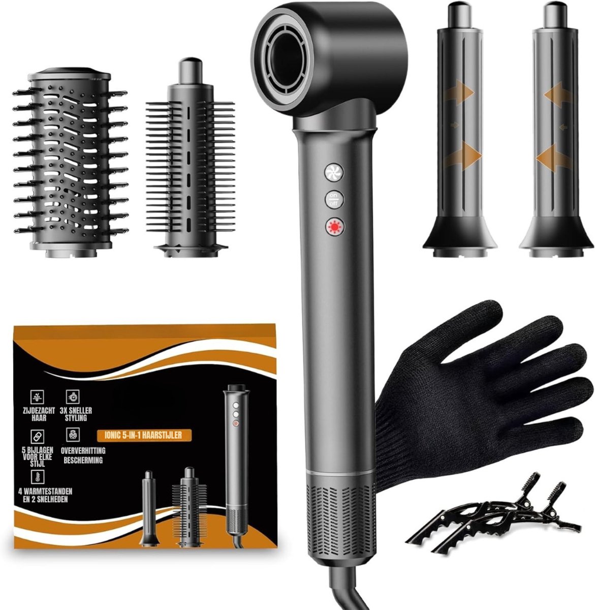 SCH® 5 in 1 Krultang Zwart - Deze Informatie Volgt Nog - €279,95