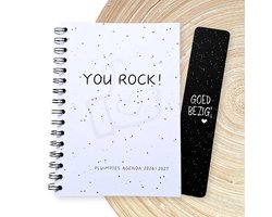 Agenda schooljaar 2026/2027 - schoolagenda Pluimpjes - met gratis goodies - A5 formaat - Liefs op papier