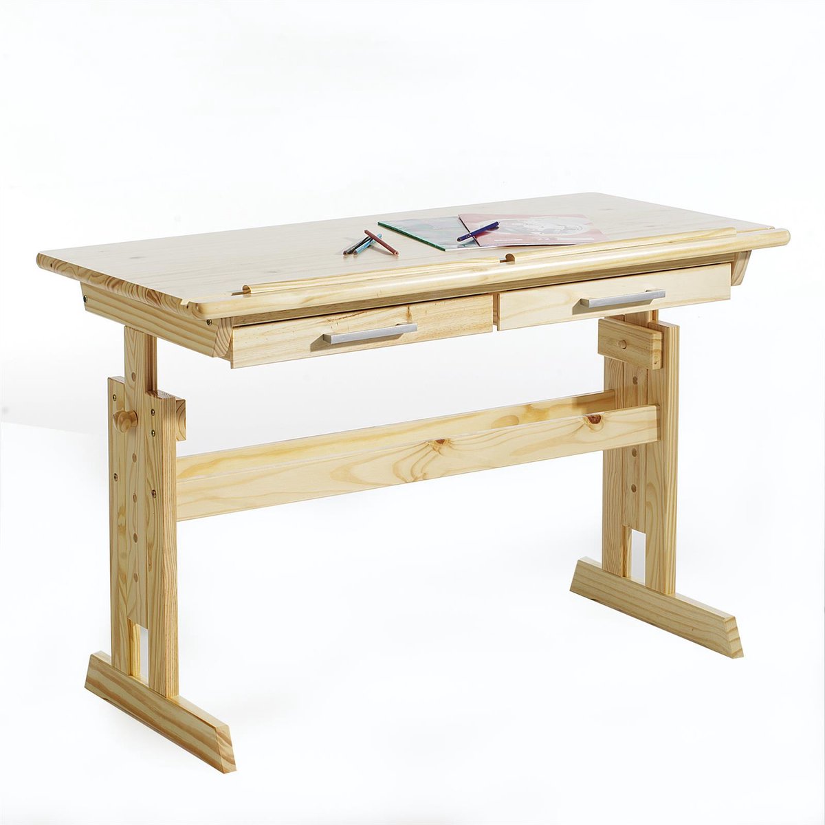 Kinderbureau OLIVIA, afwerking naturel lak