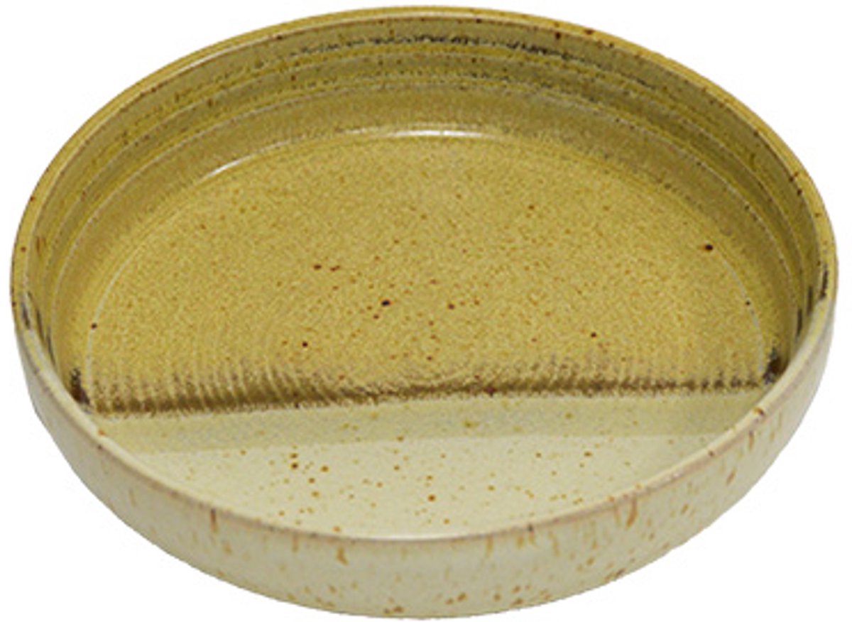 Animal Boulevard Design Ceramix Keramische Voerbak/ Bord - Kleur: Geel - Ø12,5 cm - 200 ml
