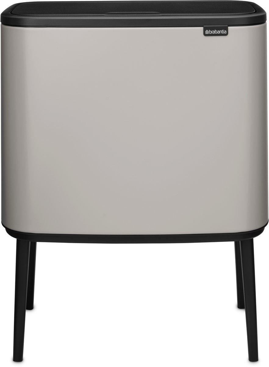 Brabantia Bo Touch Bin Prullenbak - 36 liter - 1 vak - Soft Grey