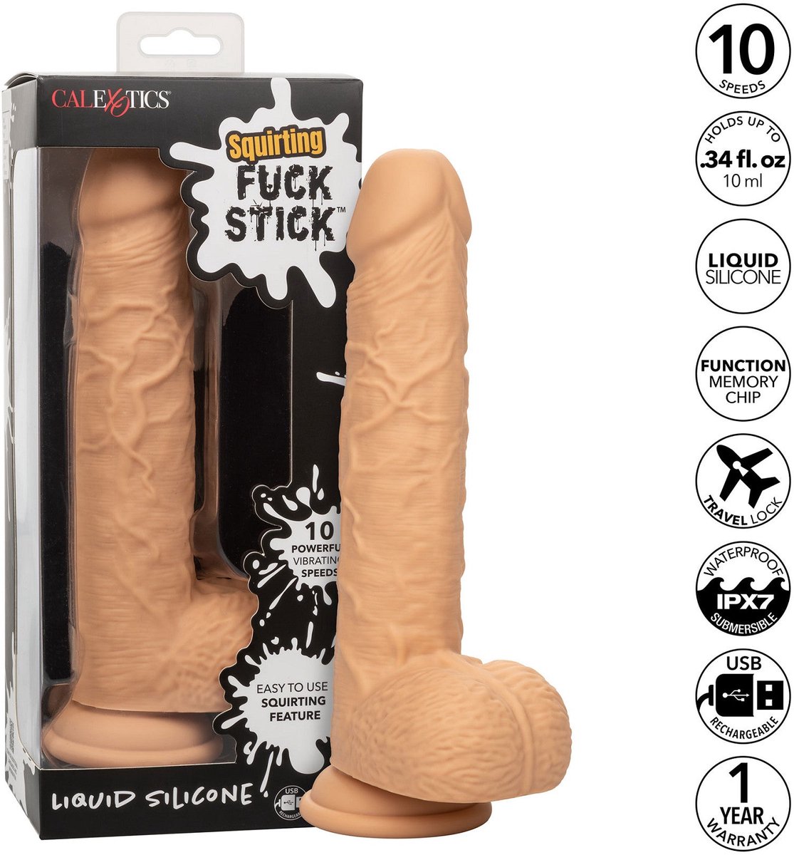 Squirting Vibrating Fuck Stick