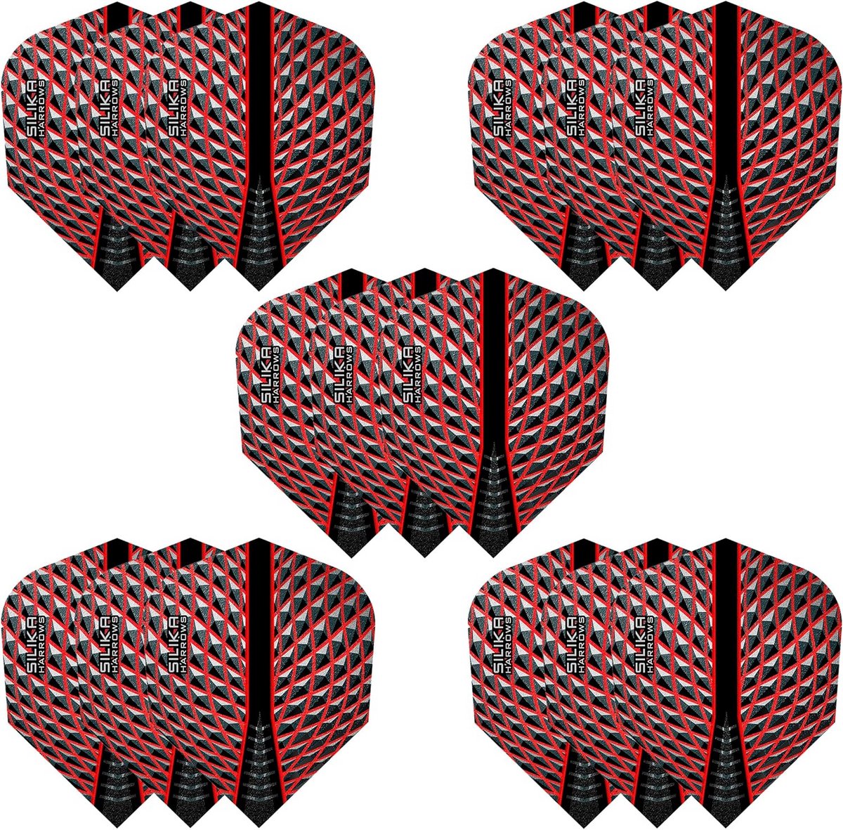 Professionele Dartvluchten Set 15 Stuks 100 Micron Extra Sterk Groen