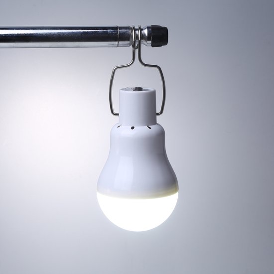 Hangende LED-buitenlamp op zonne-energie met draagbare lantaarn en zonnepaneel, oplaadbare LED-lamp op zonne-energie, geschikt voor de visserij. — afbeelding 2