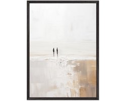 Abstract - Silhouettes 2 Poster met Lijst 50x70 cm - inclusief lijst