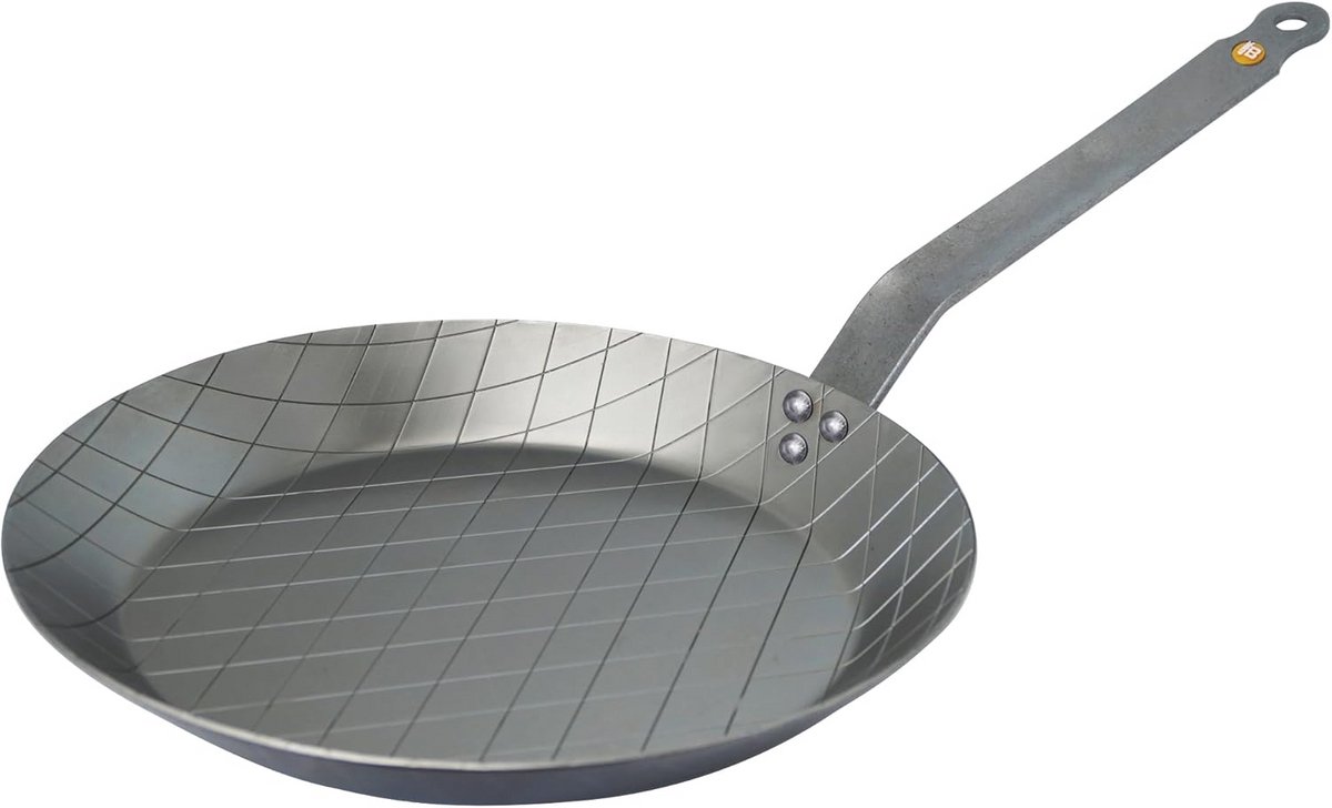 Steakpan RVS Koekenpan 24 cm Professionele Kwaliteit