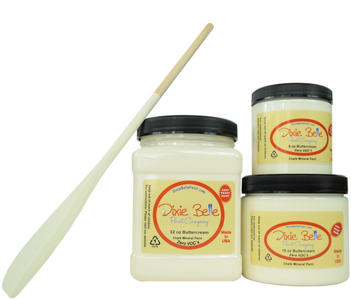 Buttercream (Dixie Belle Chalk Mineral Paint) 8oz (237ml)