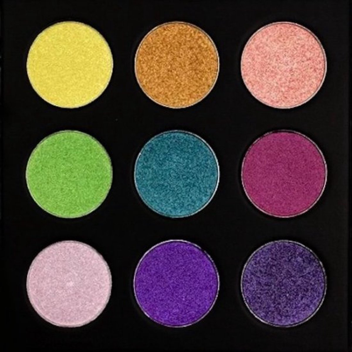 Mint11 - Skindex - Palet Four - Make-up - Schmink - Pressed powders - Poeders - Carnaval - Vasteloavend - Oogschaduw - Metallic kleuren - Glitters