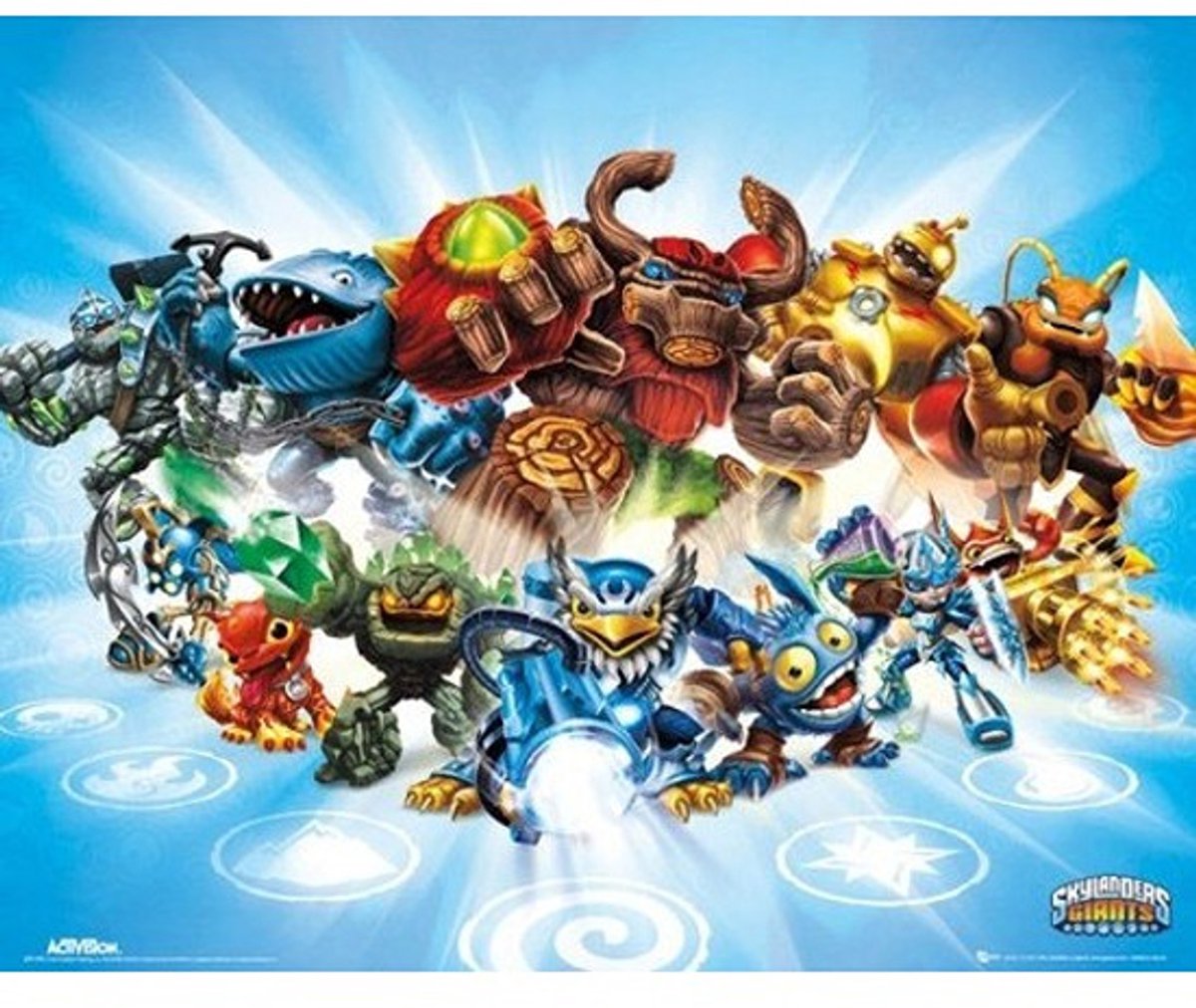 Skylanders Groep Poster (40x50)