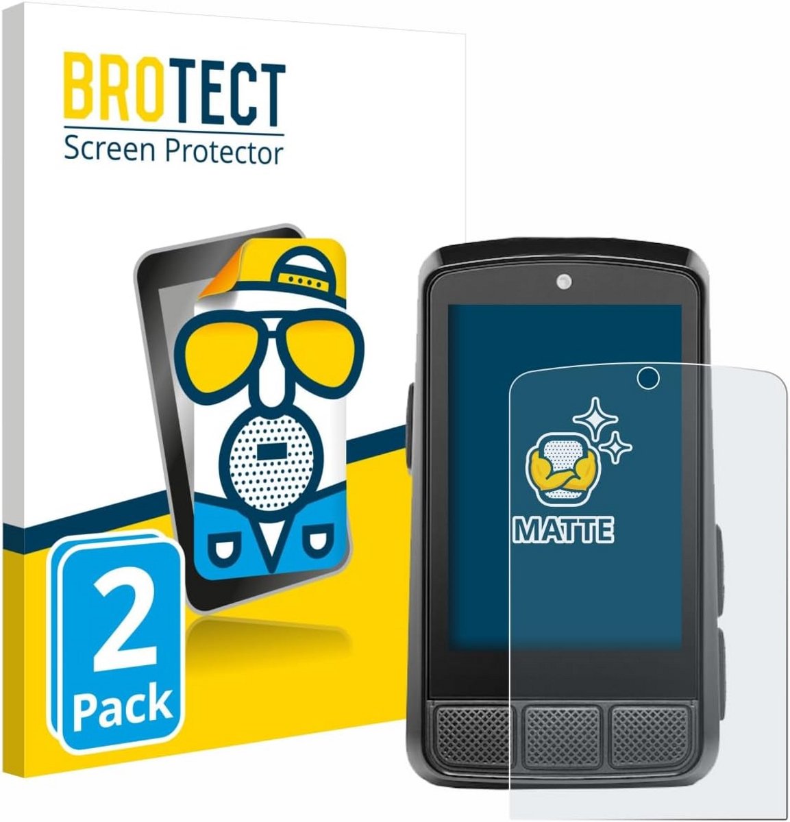 2x Antireflectie Screenprotector voor Fietscomputer Display - Krasbestendig Mat