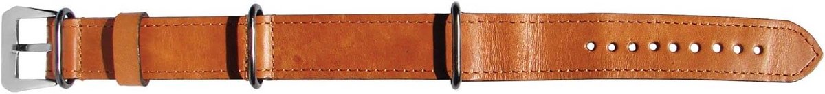 Lederen NATO Horlogeband voor 385mm Horloges