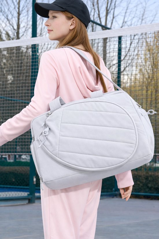 Topmelon Padeltas - Sporttas met schoenenvak - Weekendtas - Gymbag - 42L - Sporttas tennis - Gevoerd racketvak voor tennis /padelrackets- Waterafstotend