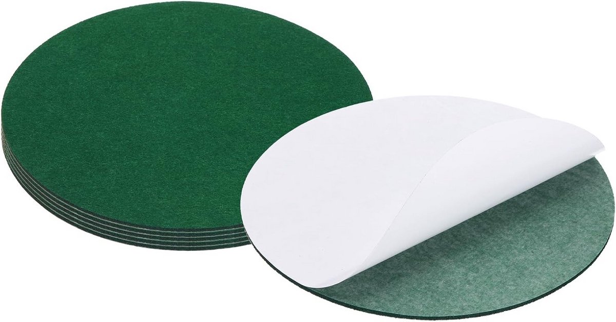 Zelfklevende Ronde Viltvoeten 229mm (9 Inch) - 6 Stuks Dikke Antislip Bescherming voor Lampen en Meubels