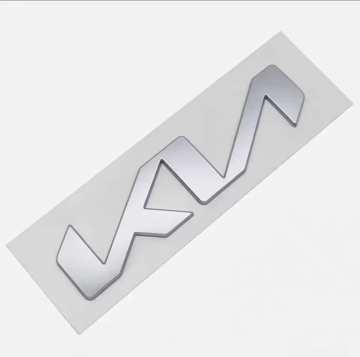 Kia Embleem - Logo voor Motorkap/Kofferbak - Zilver - 13 cm