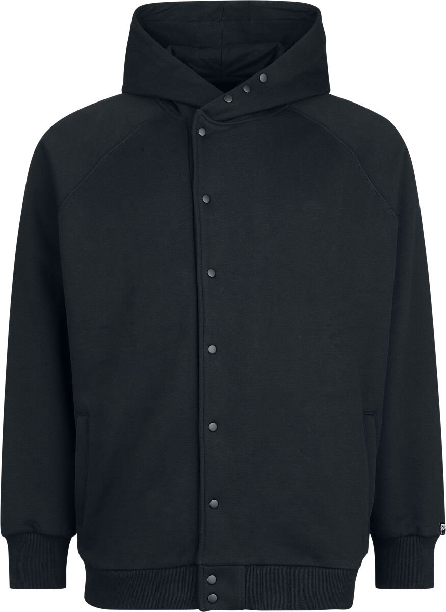 Gothicana Zwarte capuchon met raglanmouwen - Heren - XL